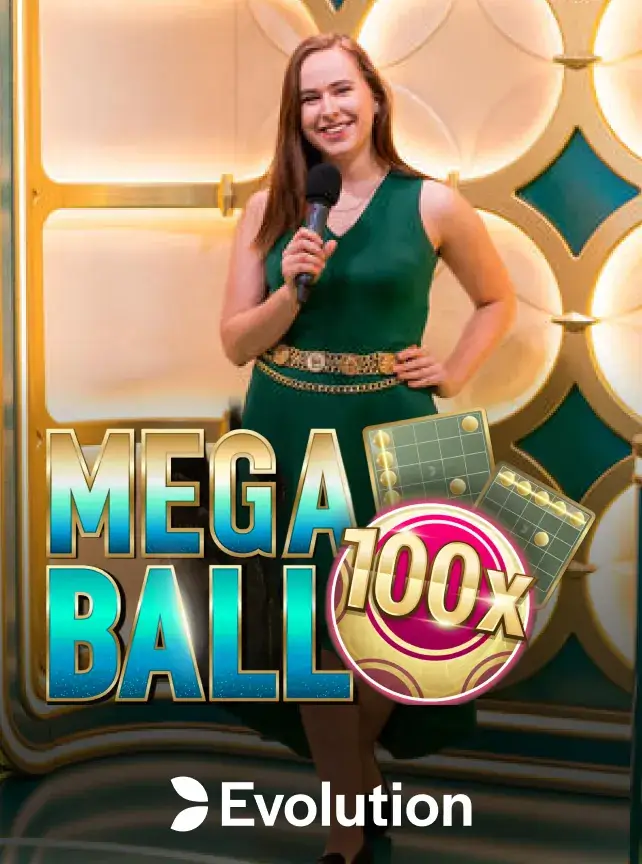 Mega Ball Mega Ball — 100x lottery game show at CROWN888 casino